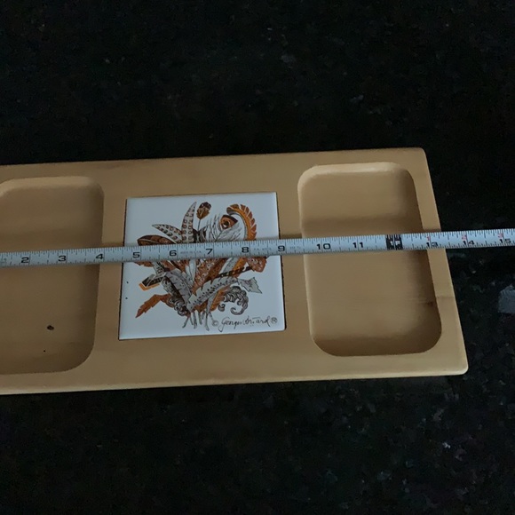 Vintage George’s Briard cheese and cracker tray - Picture 8 of 12